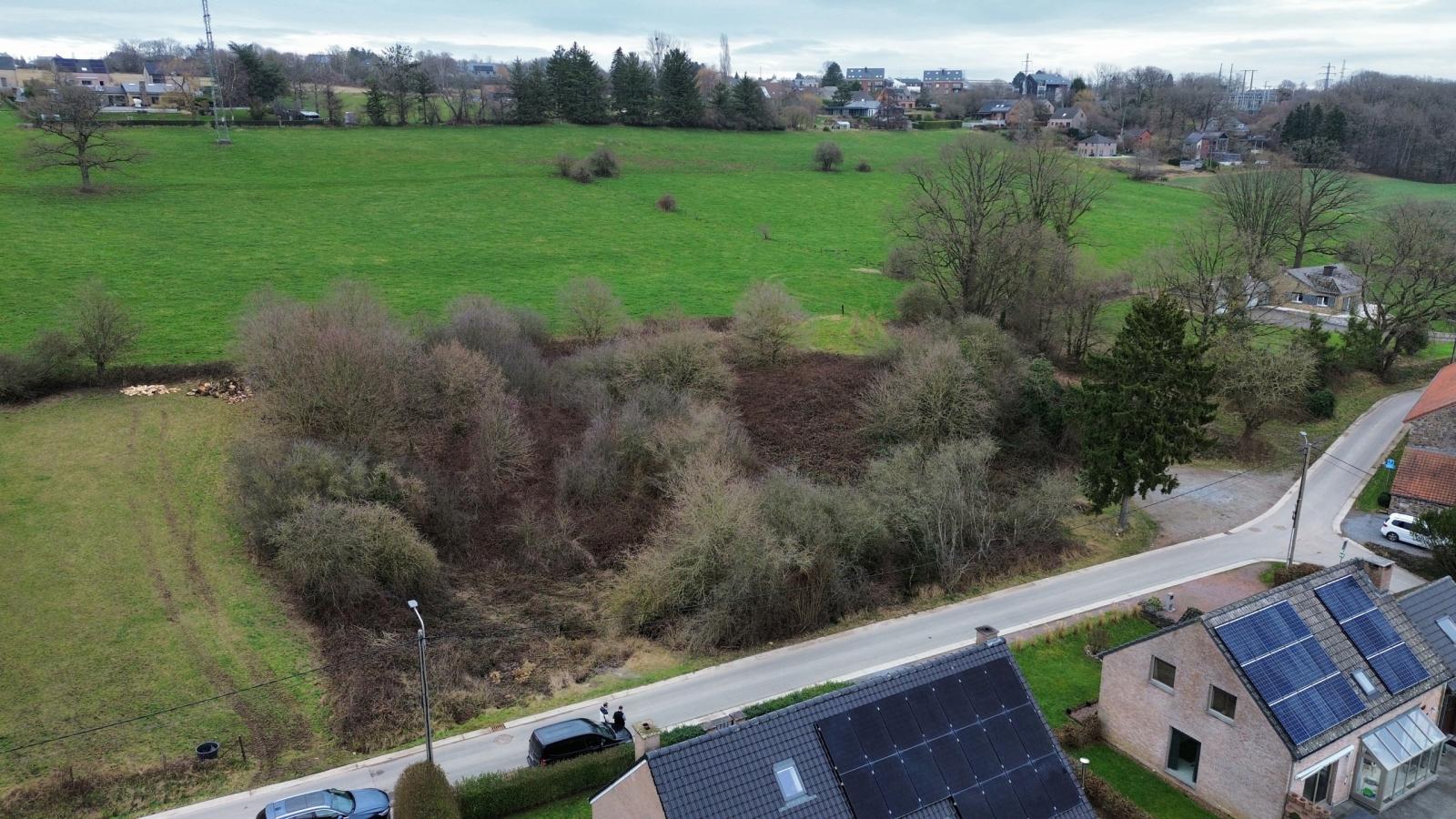 Terrain de 17 ares à Lesve Environnement rural et verdoyant