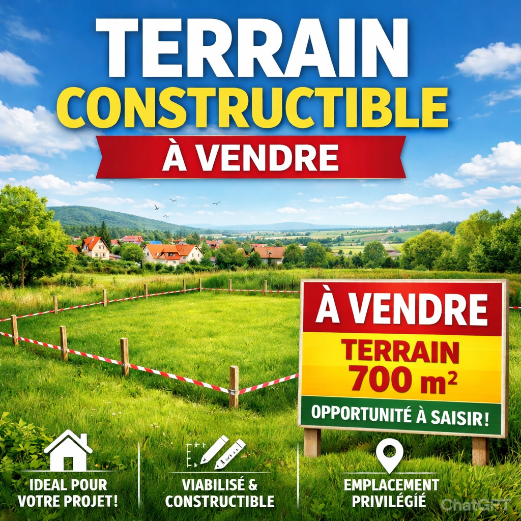Terrain constructible - Bruille Lez Marchiennes (59490)