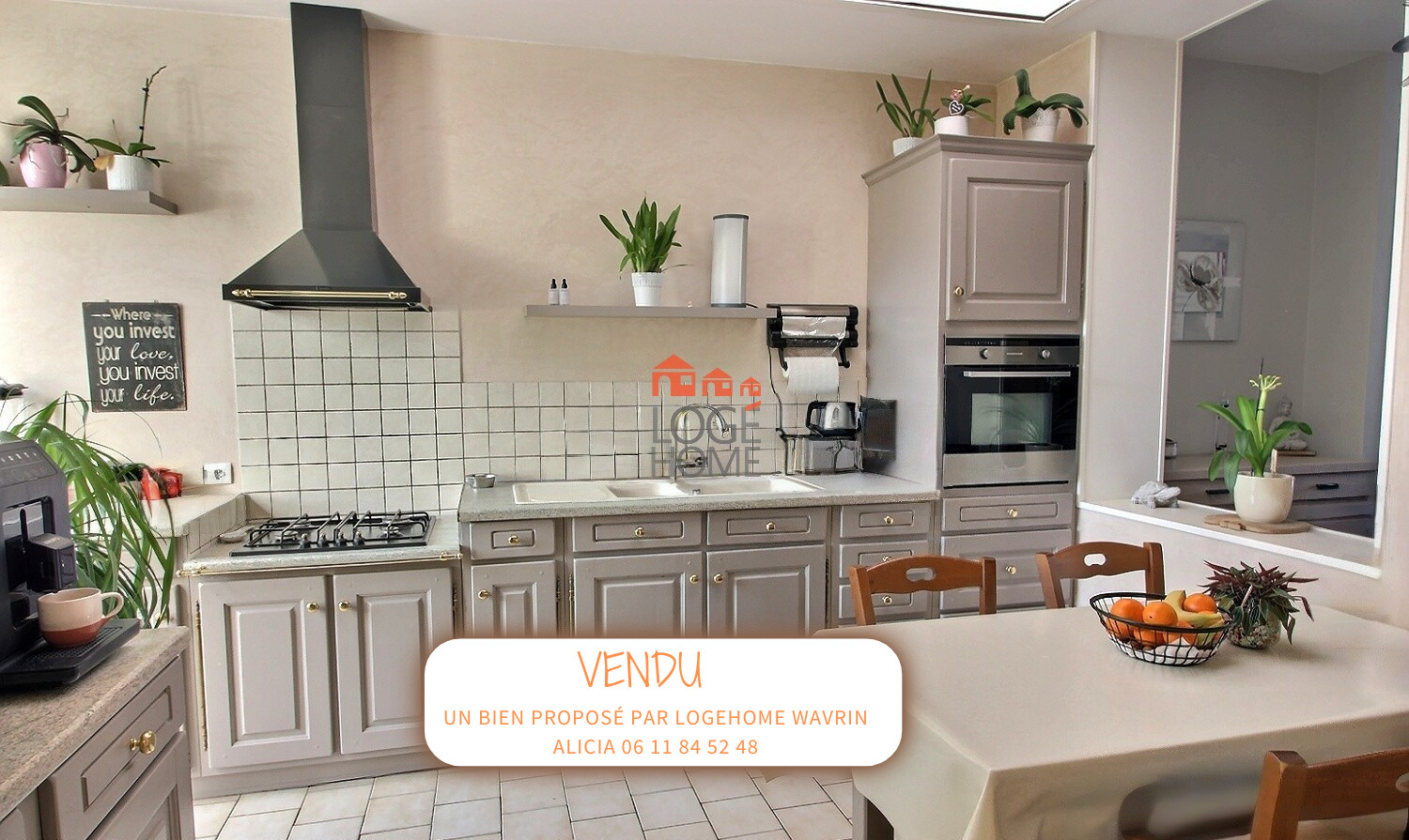Aux portes de Santes – 110 m², 3 chambres et jardin - Santes (59211)