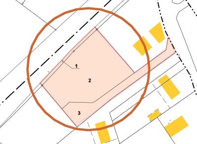 Allériot - Terrain à bâtir de 1814 m² avec un chemin  supplémentaire d'accès de 594 m² en indivision - ALLERIOT (71380)