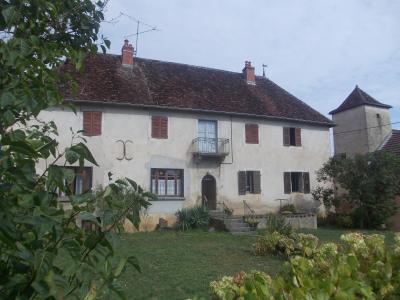 Secteur Sellières, vends belle maison en pierres de 1813, 5 pièces, 125m² sur 6000m² terrain clos, 