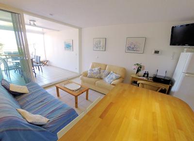 Théoule sur Mer (06 Alpes Maritimes), à vendre appartement 3-pièces, 2 terrasses, parking privé, 