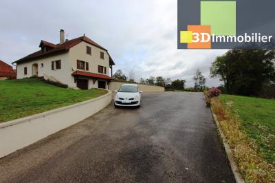 Campagne de Lons-le-Saunier (Jura) à vendre maison récente de 5 chambres sur 3000 m² de terrain., 