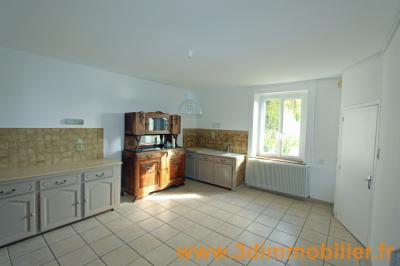 A louer secteur Villevieux au CALME, une maison avec 2 chambres, dépendances et jardin., CUISINE - 22 m²