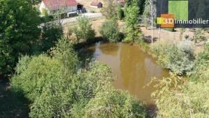 Dole à 15 minutes, dans village sympathique, vends belle et grande propriété avec gîte de 291m² + 55m² , 12 pièces, avec un terrain clos de 17700m² avec étang., 