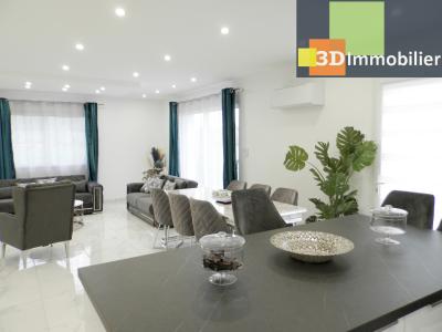 LONS-LE-SAUNIER NORD (39 JURA), À VENDRE MAISON RÉCENTE 160 m², 6 CHAMBRES, 2 GARAGES, PISCINE CHAUFFÉE 8 X 4 M, TERRAIN 1250 M², PIÈCE DE VIE 30 m²