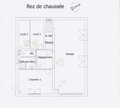VENTE PÉRIPHÉRIE LONS-LE-SAUNIER (39), CHALET 114 M², 4 CHAMBRES, TERRAIN  2004 M² AVEC VUE DÉGAGÉE, PLAN REZ