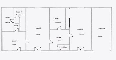 VENTE : SECTEUR BLETTERANS (39), À VENDRE MAISON RÉNOVÉE PLAIN-PIED 119 M², 3 CHAMBRES, GARAGE, TERRAIN 2614 M², 