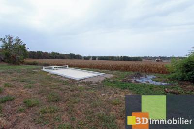 Secteur Bletterans ((39 JURA), à vendre maison évolutive sur grand terrain à la campagne., PISCINE 4x6 m