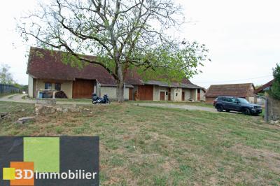 Secteur Bletterans ((39 JURA), à vendre maison évolutive sur grand terrain à la campagne., MAISON A VENDRE AVEC DEPENDANCE