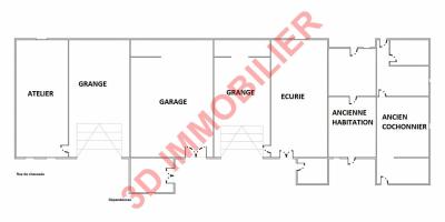 Secteur Bletterans ((39 JURA), à vendre maison évolutive sur grand terrain à la campagne., PLAN DEPENDANCE