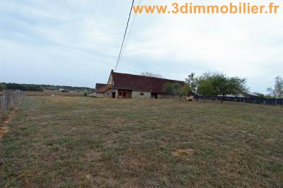 Secteur Bletterans ((39 JURA), à vendre maison évolutive sur grand terrain à la campagne., VUE TERRAIN ET DEPENDANCE