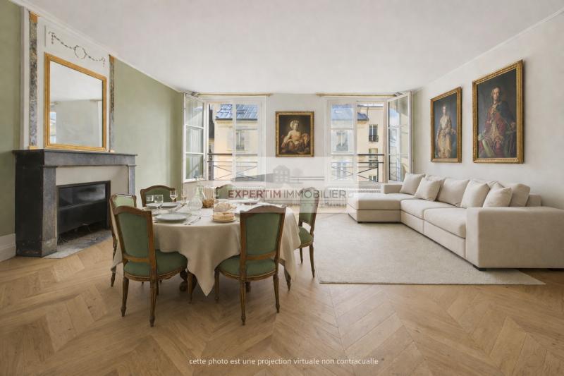 NOTRE DAME, 2P DE 47M² DANS L'ANCIEN PARQUET, CHEMINEES ET BOISERIES