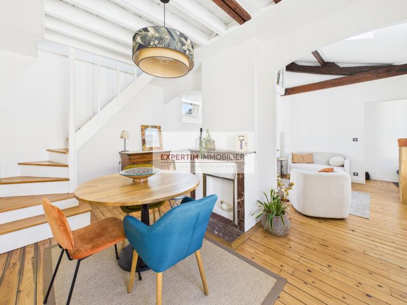 NOTRE DAME, 3P, DUPLEX DANS L'ANCIEN DE 70M² EN DERNIER ETAGE