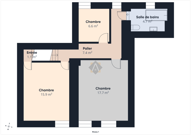 Charmante maison 4 chambres dans une rue peu fréquentée